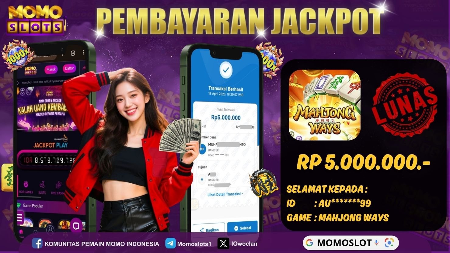 MOMOSLOTS JACKPOT SLOT MAHJONG WAYS